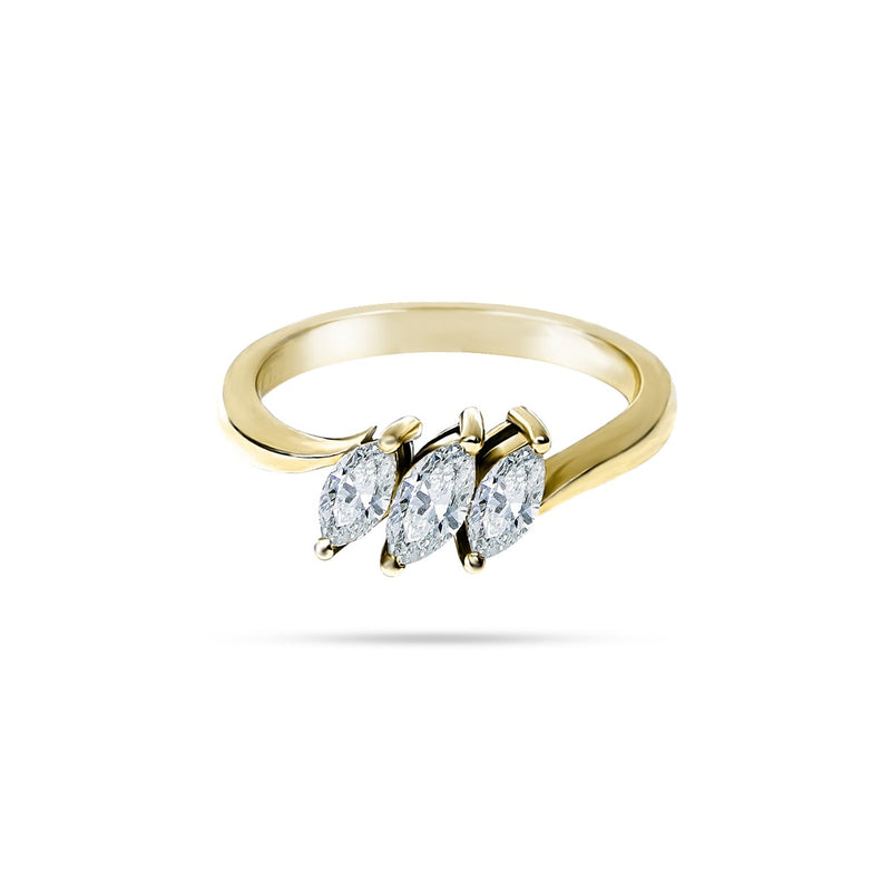 Trio Marquise Diamond Ring
