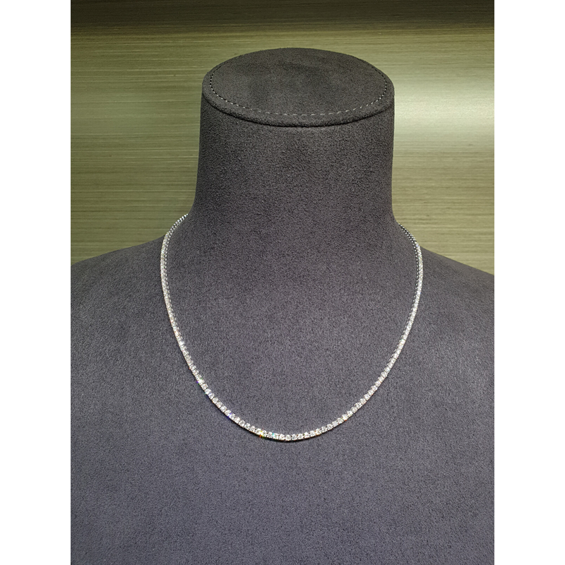 Daily Wear Diamond Tennis Necklace - 3 Carats
