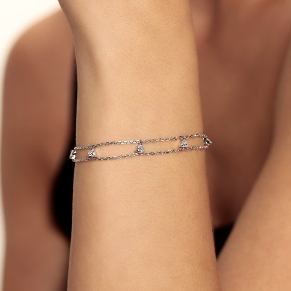 Diamond hot sale bracelet womens