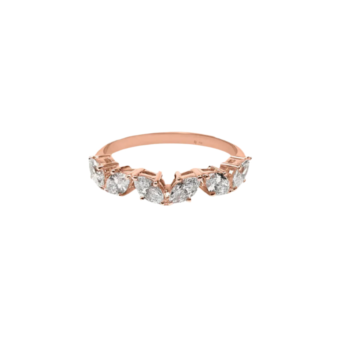 Messy Marquise Diamond Ring