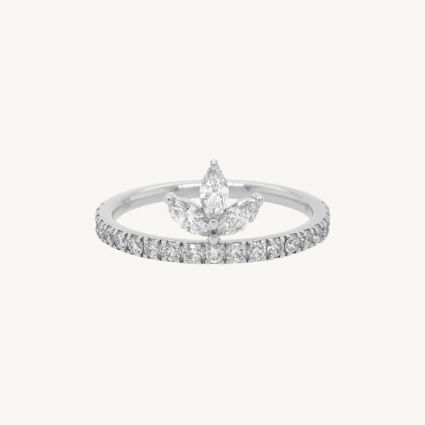 Trio Marquise Diamond Ring