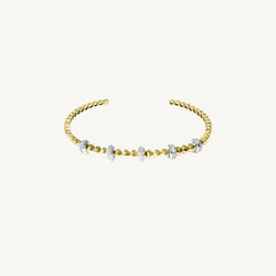 Spring Round Diamond Bangle